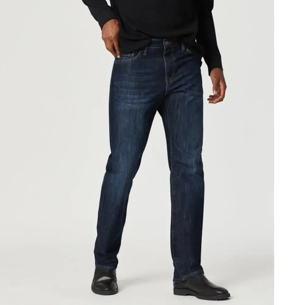 Mavi Men's Matt Relaxed Straight Leg Jeans in Dark Stanford Size 32/32 NWT